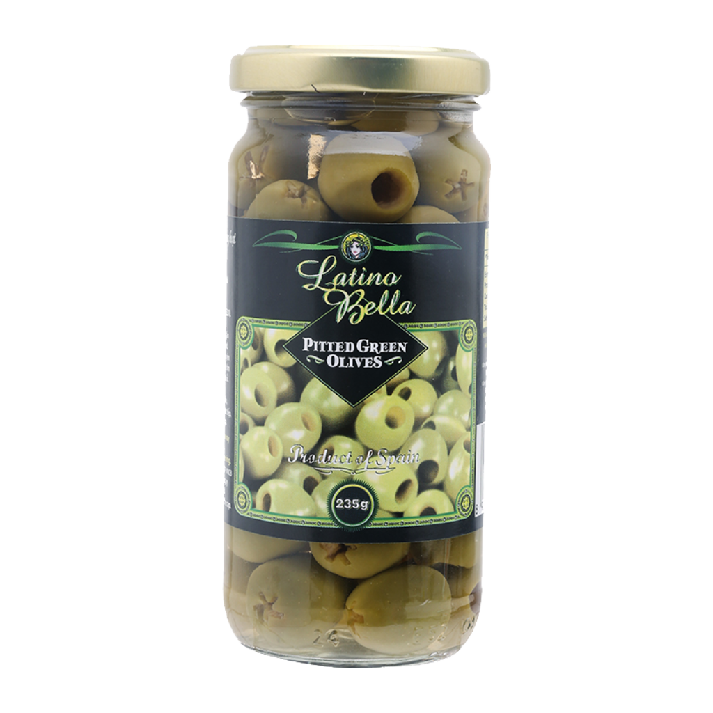 Latino Bella Pitted Green Olives 235g 