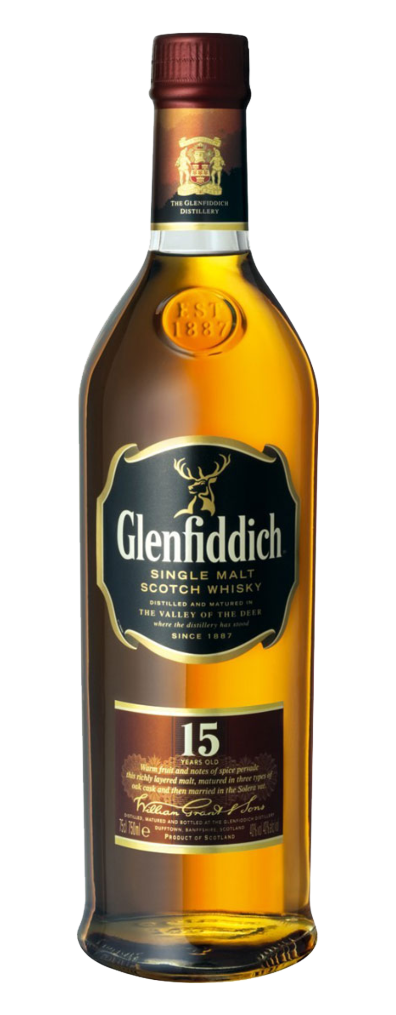 Glenfidich 15 yo  - 750ml