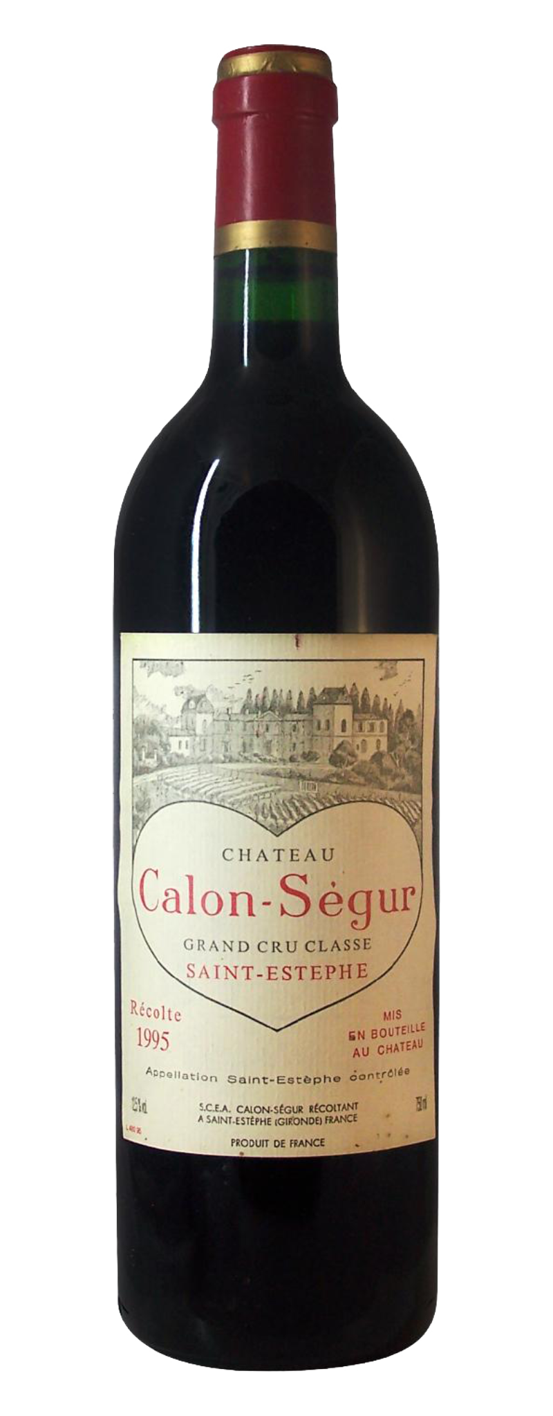 Château Calon Segur 1996 - Saint Estèphe  - 750ml