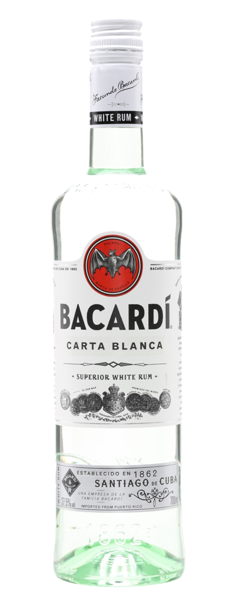 Bacardi Superior Carta Blanca White Rum  - 350ml