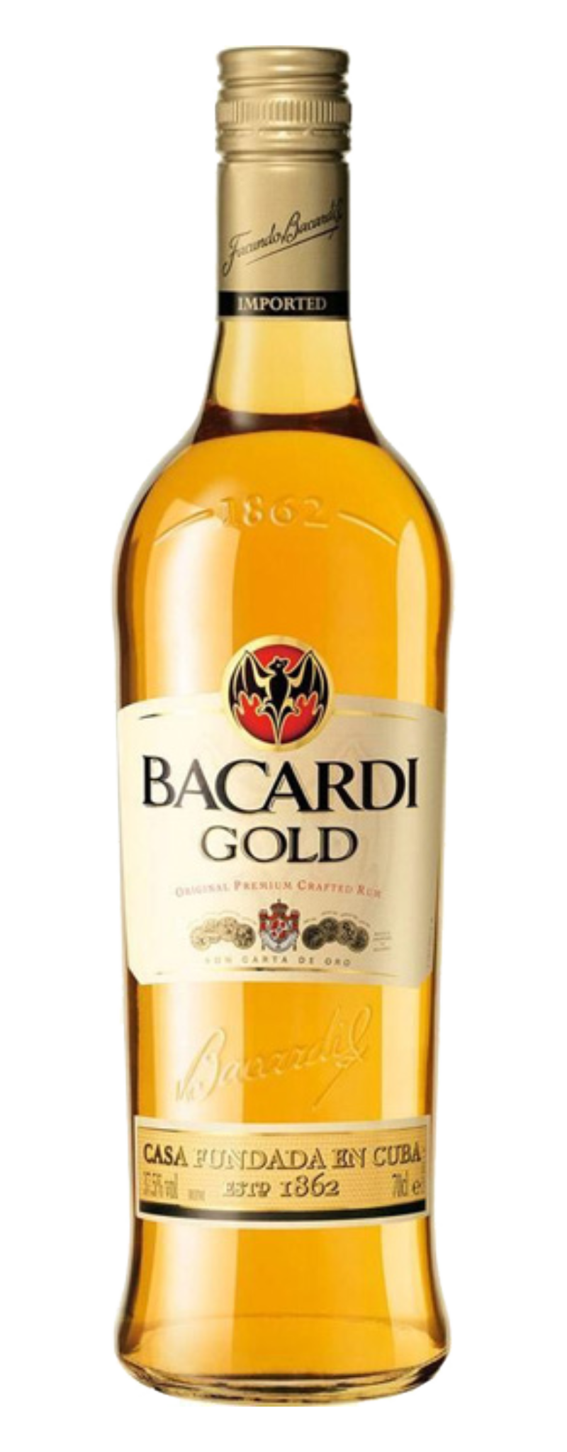 Bacardi Superior Carta Oro Gold Rum  - 750ml