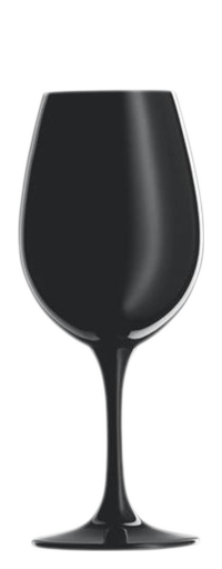 Wine Tasting Glass Black  - 299ml