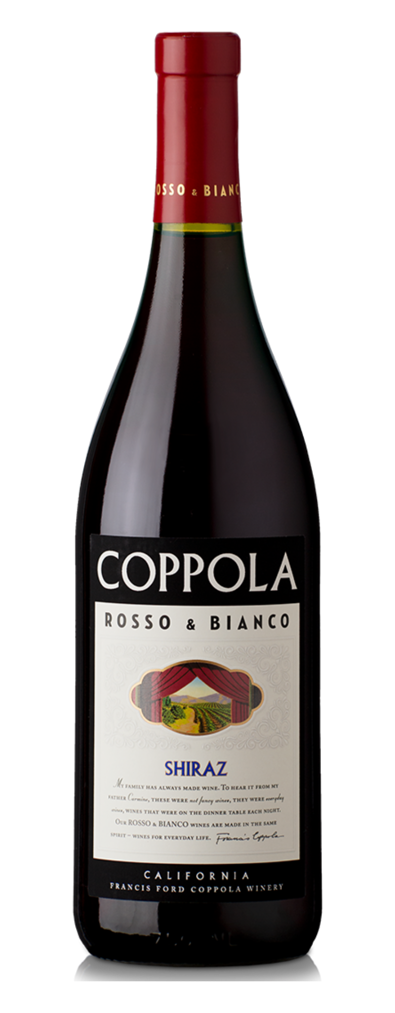 Coppola Rosso & Bianco Shiraz  - 750ml
