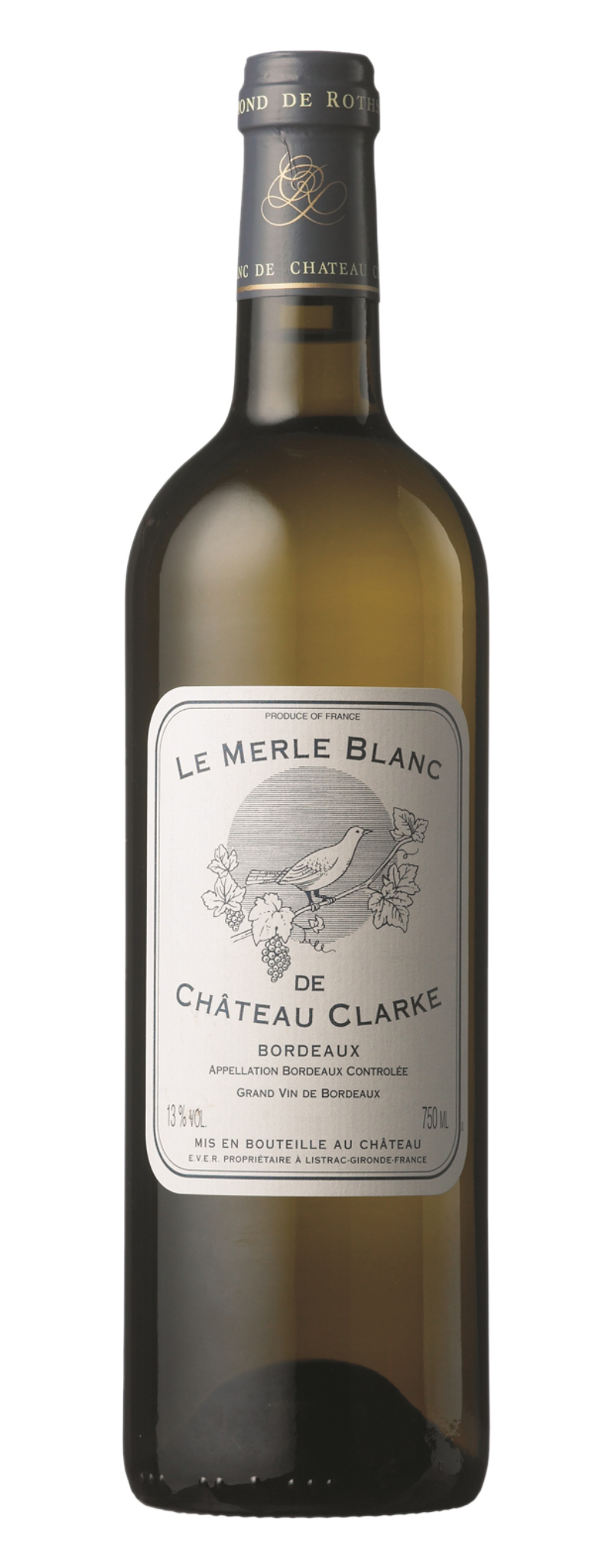 Le Merle de Chateau Clarke, Bordeaux  - 750ml
